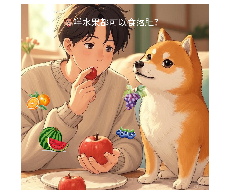 狗狗可以食咩水果?咩水果唔食得?