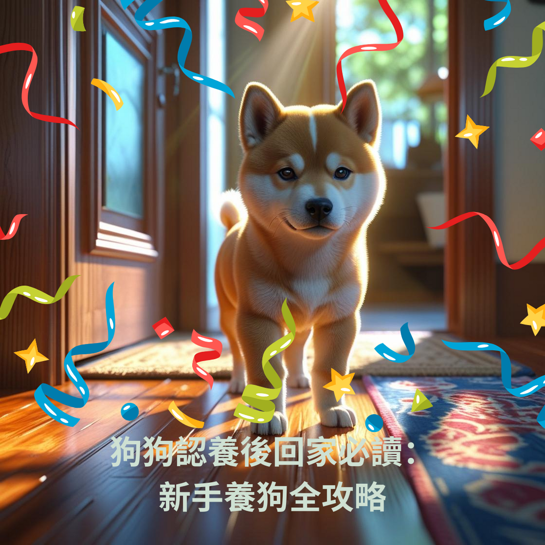 狗狗認養後回家必讀:新手養狗全攻略