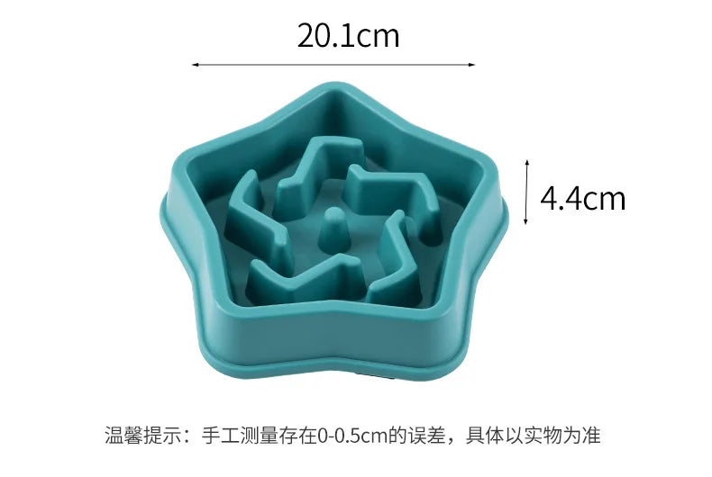 毛孩慢食碗防噎