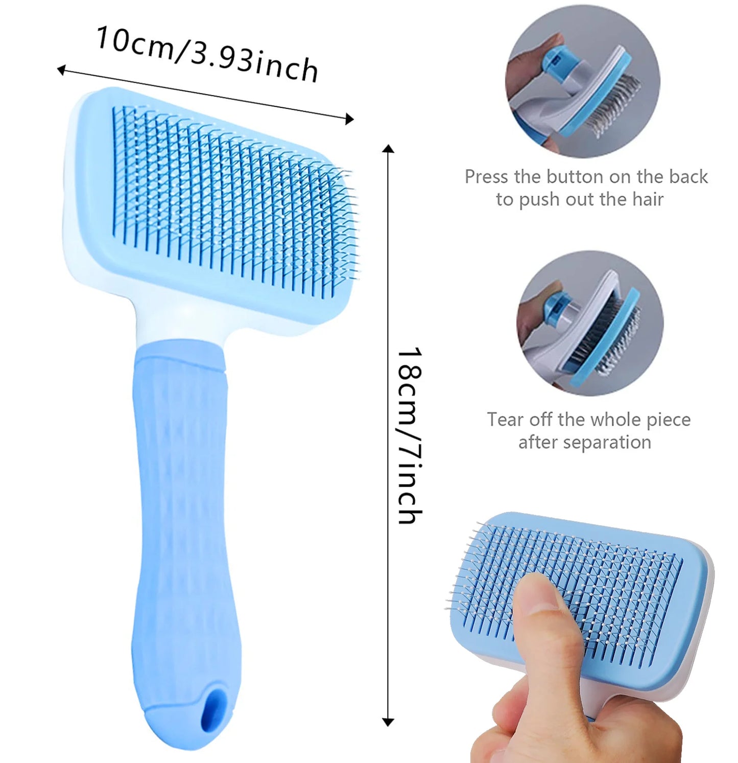 不锈鋼毛孩毛髮刷 - 竉物用品