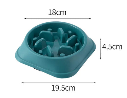 毛孩慢食碗防噎