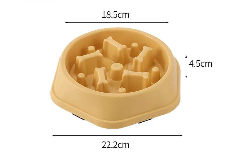 毛孩慢食碗防噎