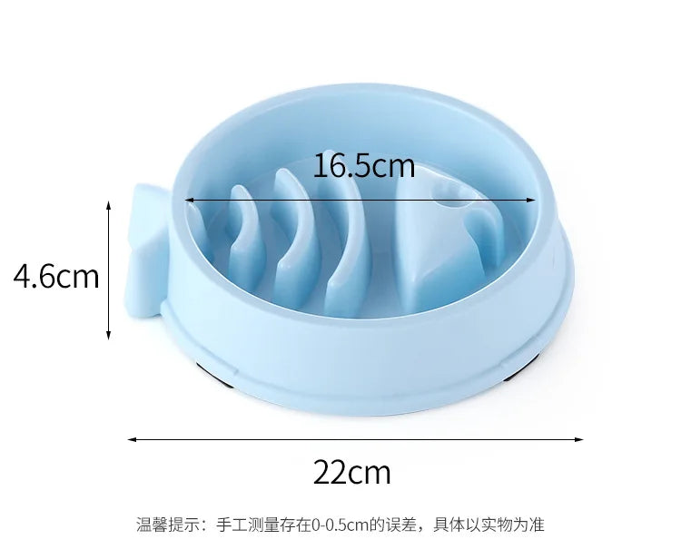 毛孩慢食碗防噎