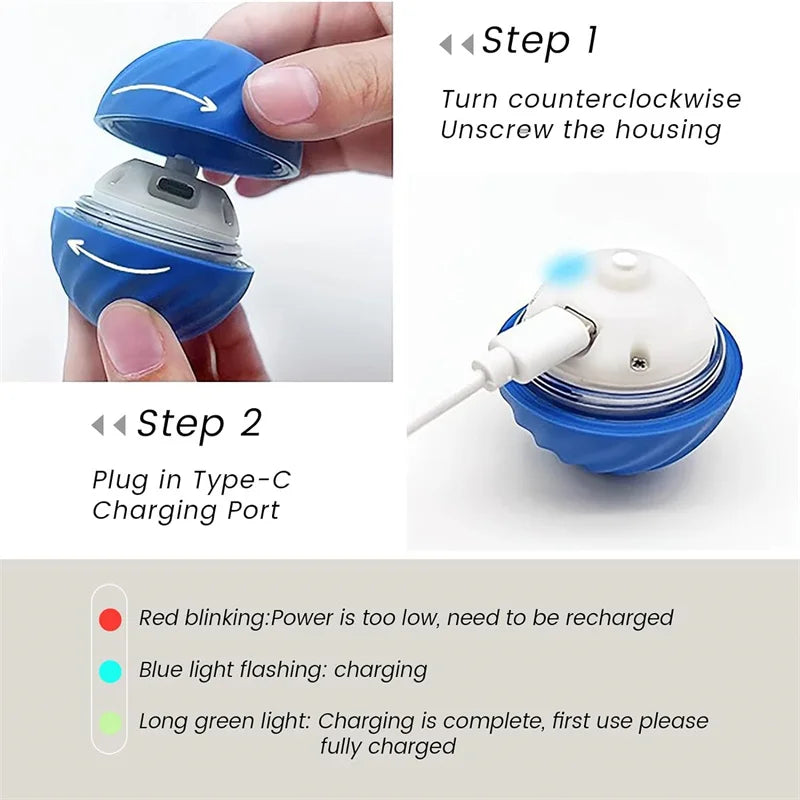 智能彈跳球寵物玩具 - 竉物用品