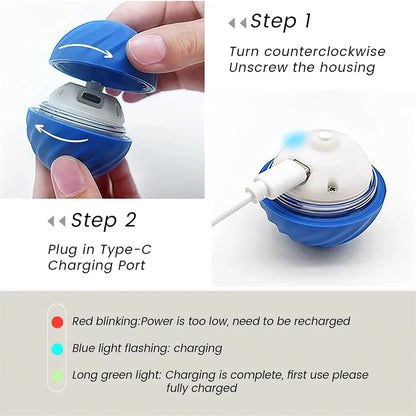 智能彈跳球寵物玩具 - 竉物用品